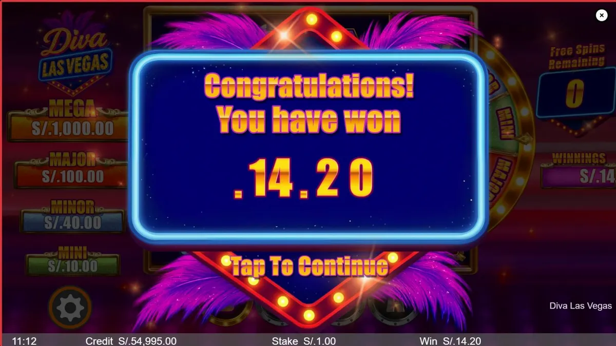 Diva Las Vegas স্লট গেমের নিয়ন এবং গ্ল্যামারাস ইন্টারফেস